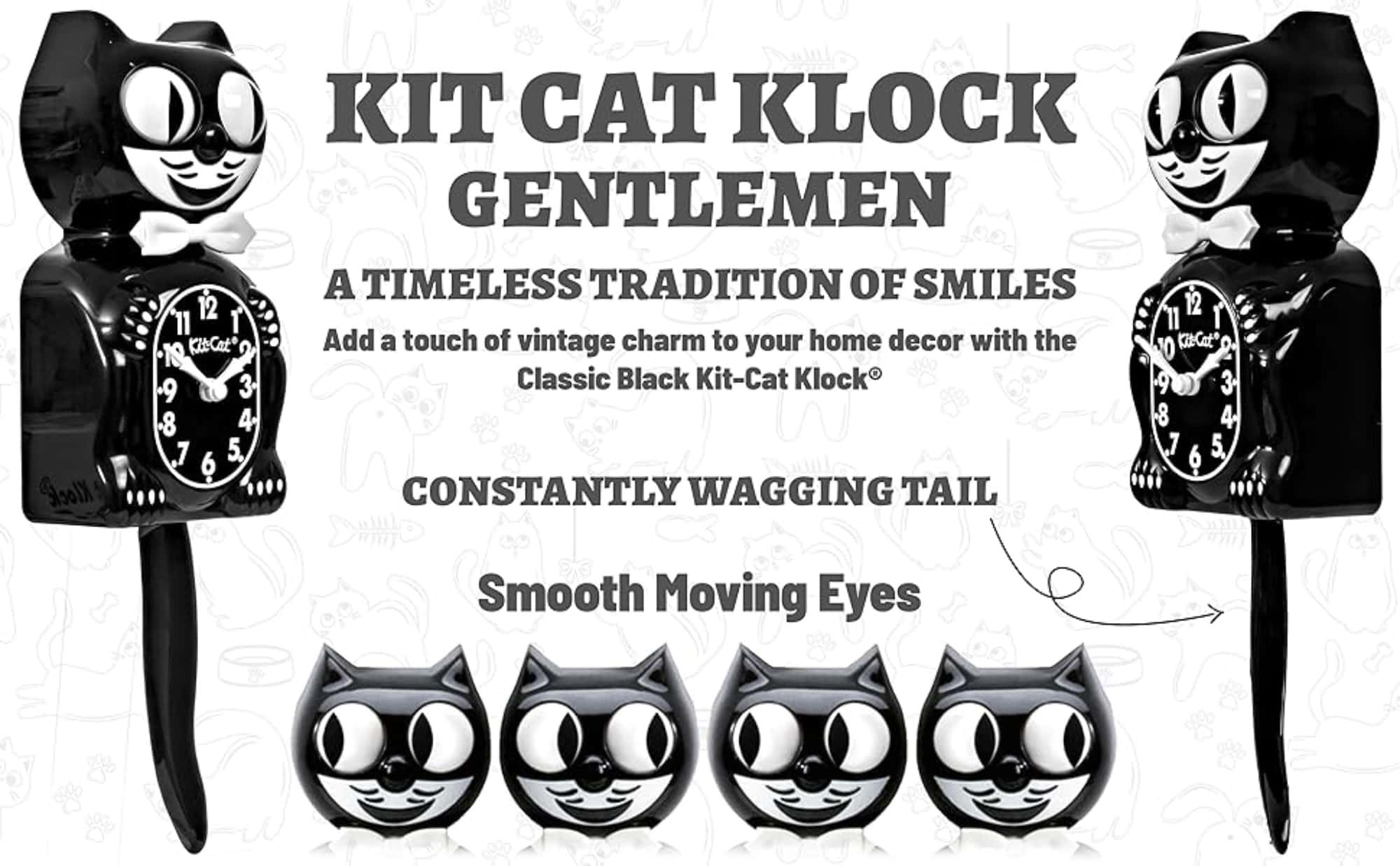 Kit-Cat Klock wall clock, lady vibrant blue turquoise