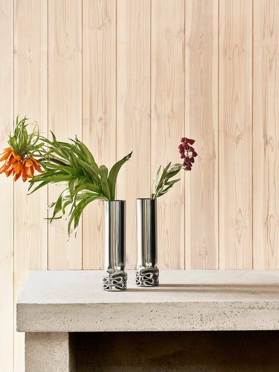 Design House Stockholm Hydraulic vase 25cm, stainless steel