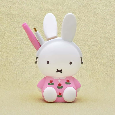POCHI Miffy silicone pouch, flower pink