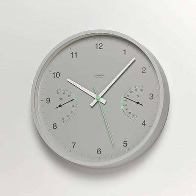 Lemnos BROTE wall clock, grey