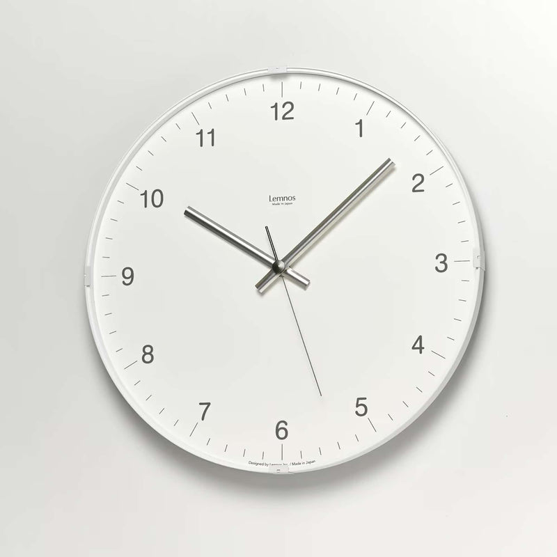 Lemnos Biome wall clock, snow