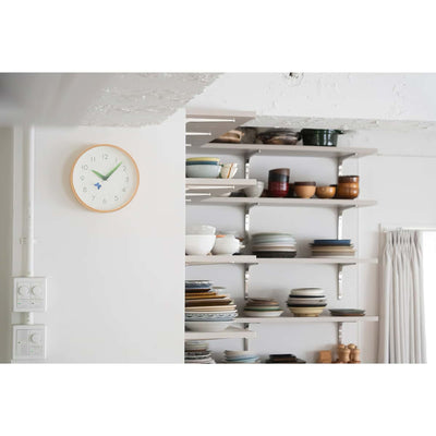 Lemnos Perch wall clock, butterfly