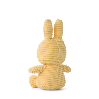 Miffy ECO Corduroy Sitting plush 23cm, buttercream