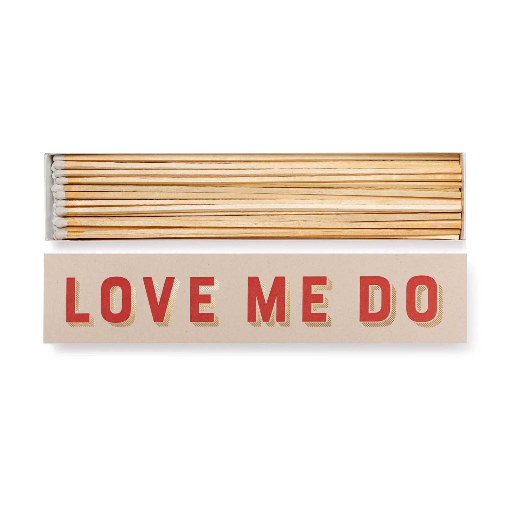 Archivist 'Love Me Do Long' Luxury Matchbox