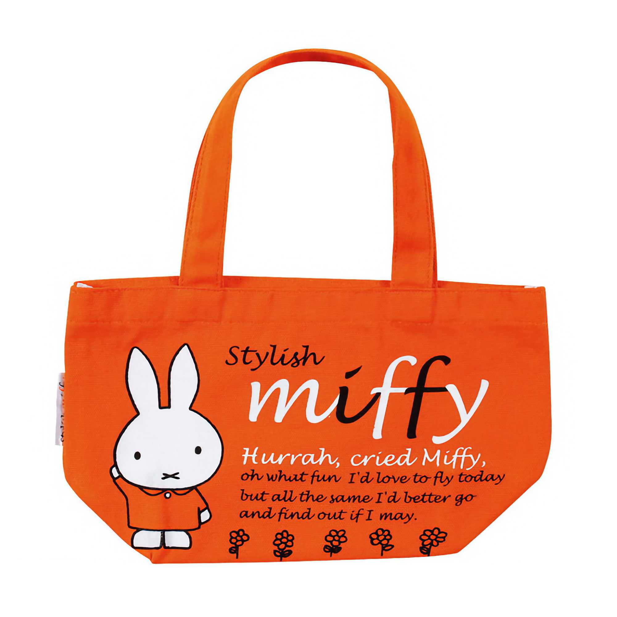 Marushin Miffy Cotton Tote Bag , Orange