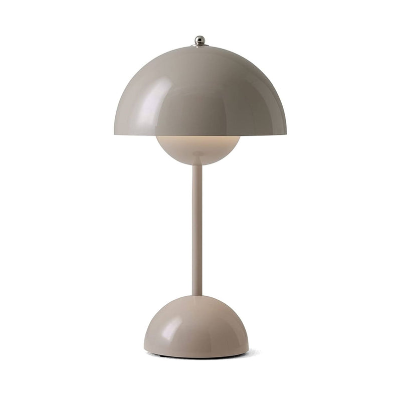 &Tradition Flowerpot VP9 rechargeable lamp, Grey beige