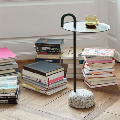 Hay Bowler side table, fir green