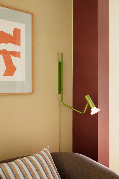 Hübsch Wally Wall Light Green