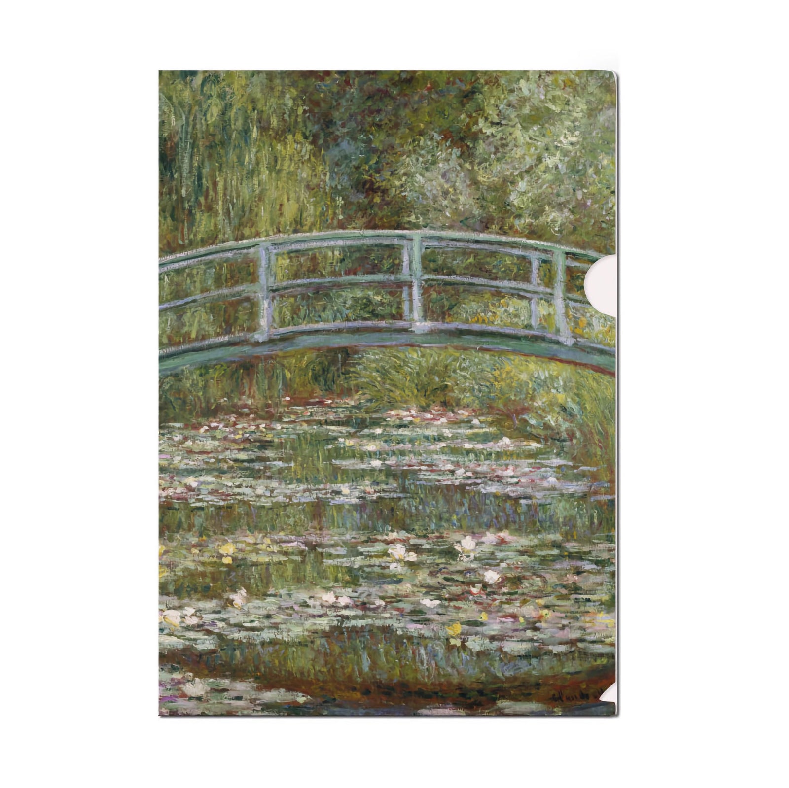 Bekking & Blitz L-folder, water lilies cloude monet