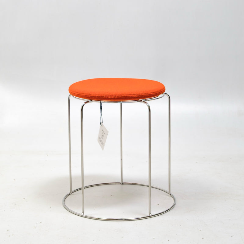 refurbished | &Tradition Wire VP11 stool, hallingdal 600/stainless steel