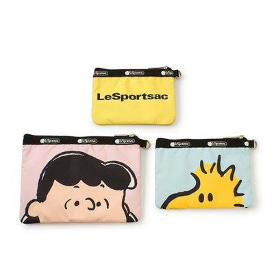 LeSportsac × PEANUTS wristlet pouch set
