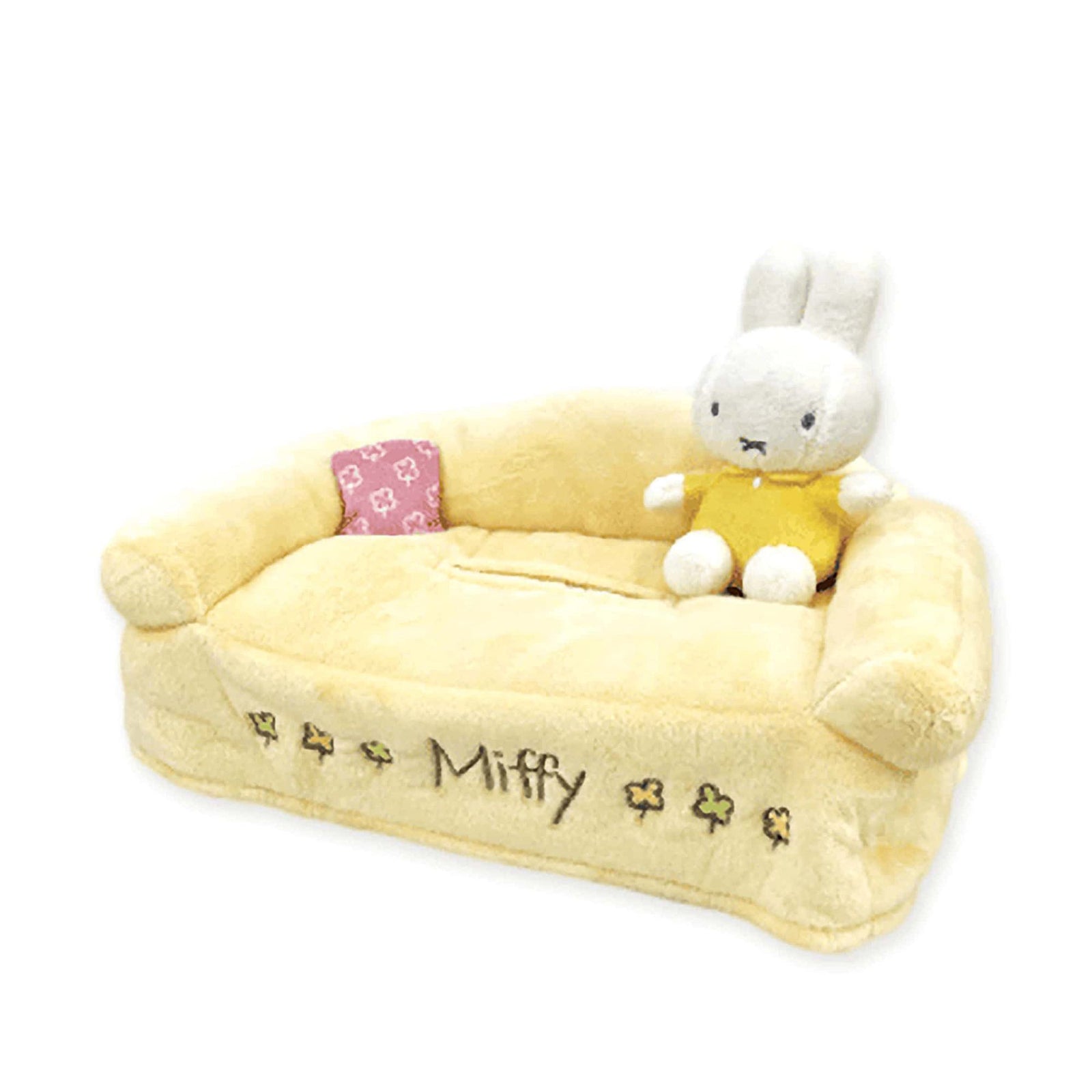 Miffy Mascot tissue box cover, cream