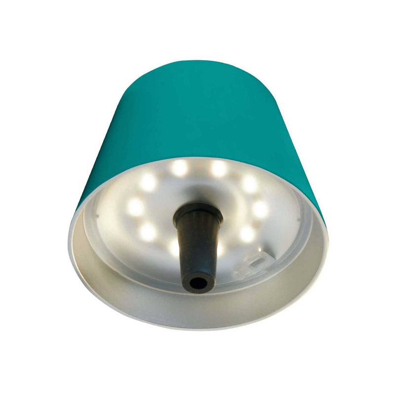 Sompex TOP 2.0 bottle light, turquoise
