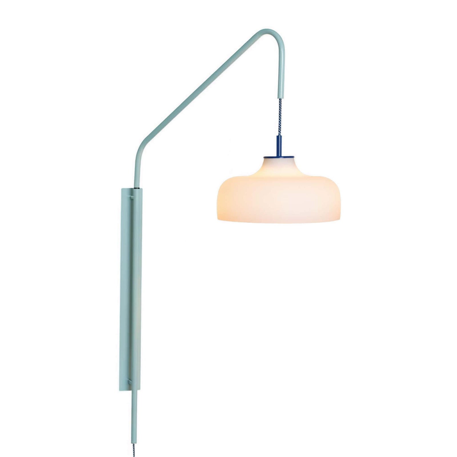 Hubsch Current wall light, light blue