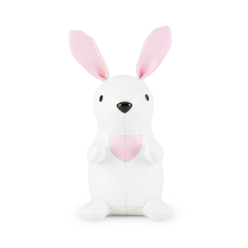 Zuny Rabbit Rookend, White/Pink