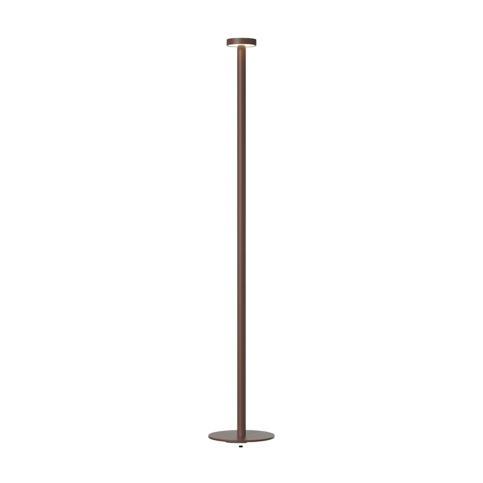 Sompex Boro rechargeable floor lamp, rust