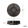 Umbra Bellwood Lazy Susan, Black