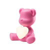 Qeeboo Teddy Love XS portable table lamp, pink