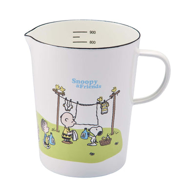 Yutaka Horo x Snoopy Greenfield series enamel measuring cup large