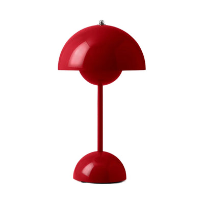 &Tradition Flowerpot VP9 rechargeable lamp, vermilion red