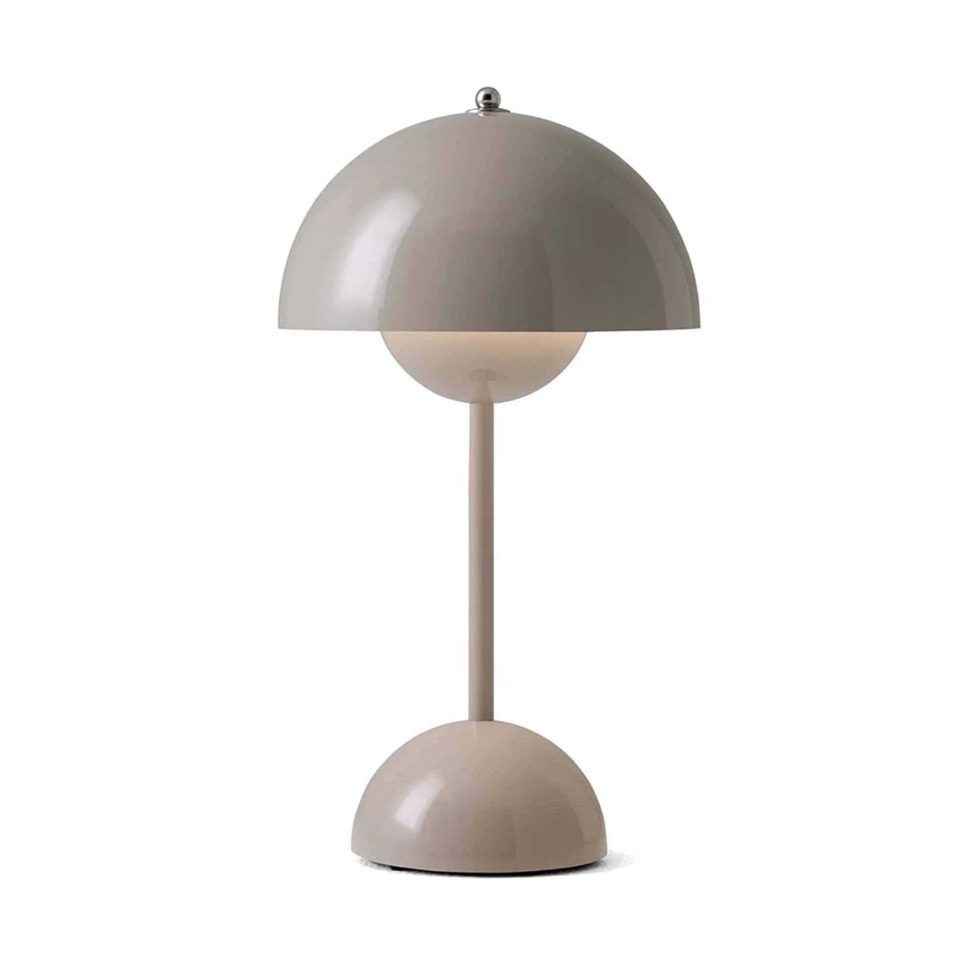 &Tradition Flowerpot VP9 rechargeable lamp, grey beige