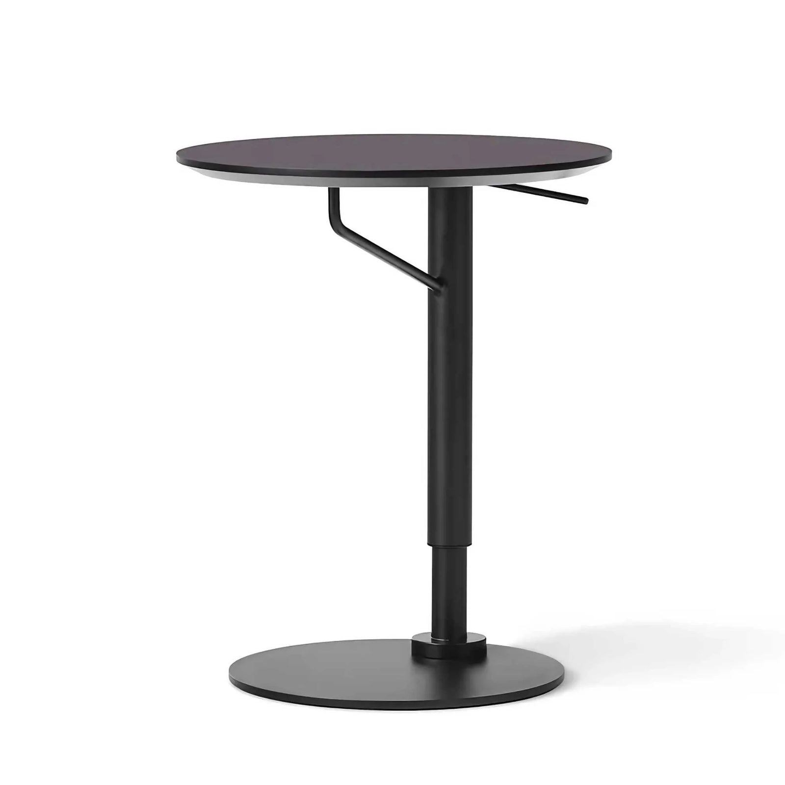 Audo Copenhagen Branch adjustable side table, linoleum charcoal