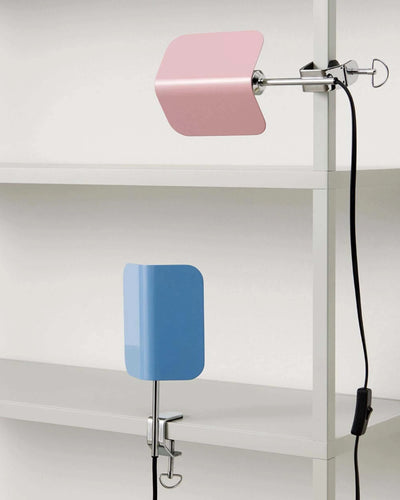 Hay Apex clip lamp, pastel blue