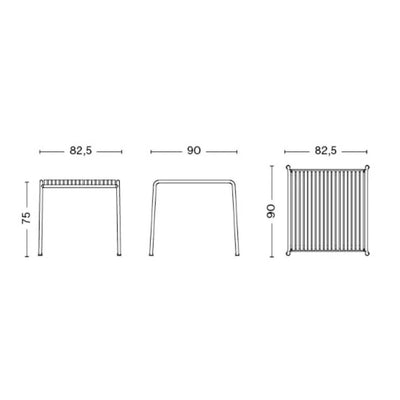 HAY Palissade Outdoor Cafe Set