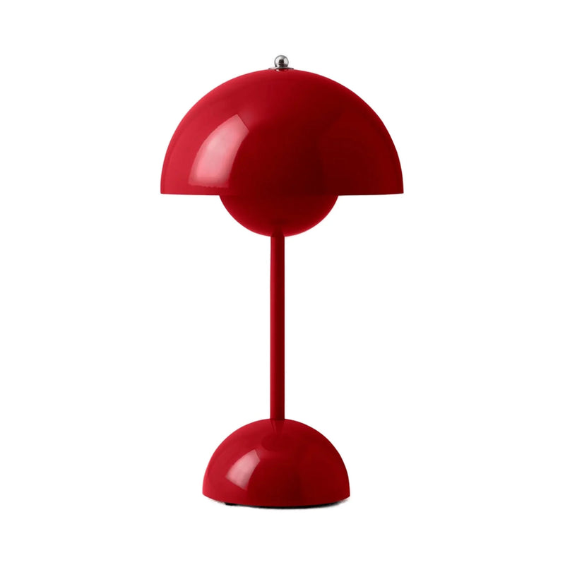 &Tradition Flowerpot VP9 rechargeable lamp, vermillion red