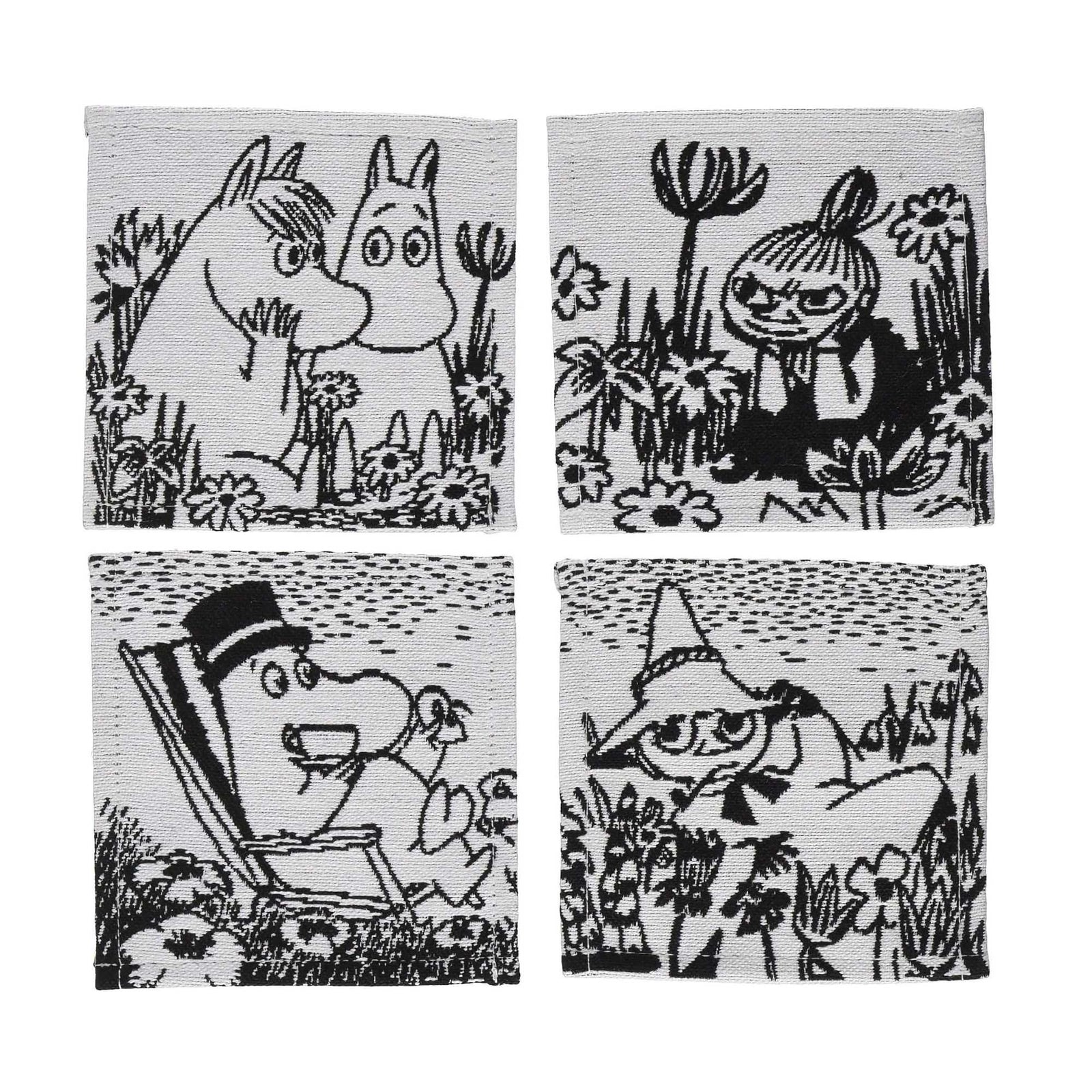 Marumo Moomin Valley coaster set, moomin moomin