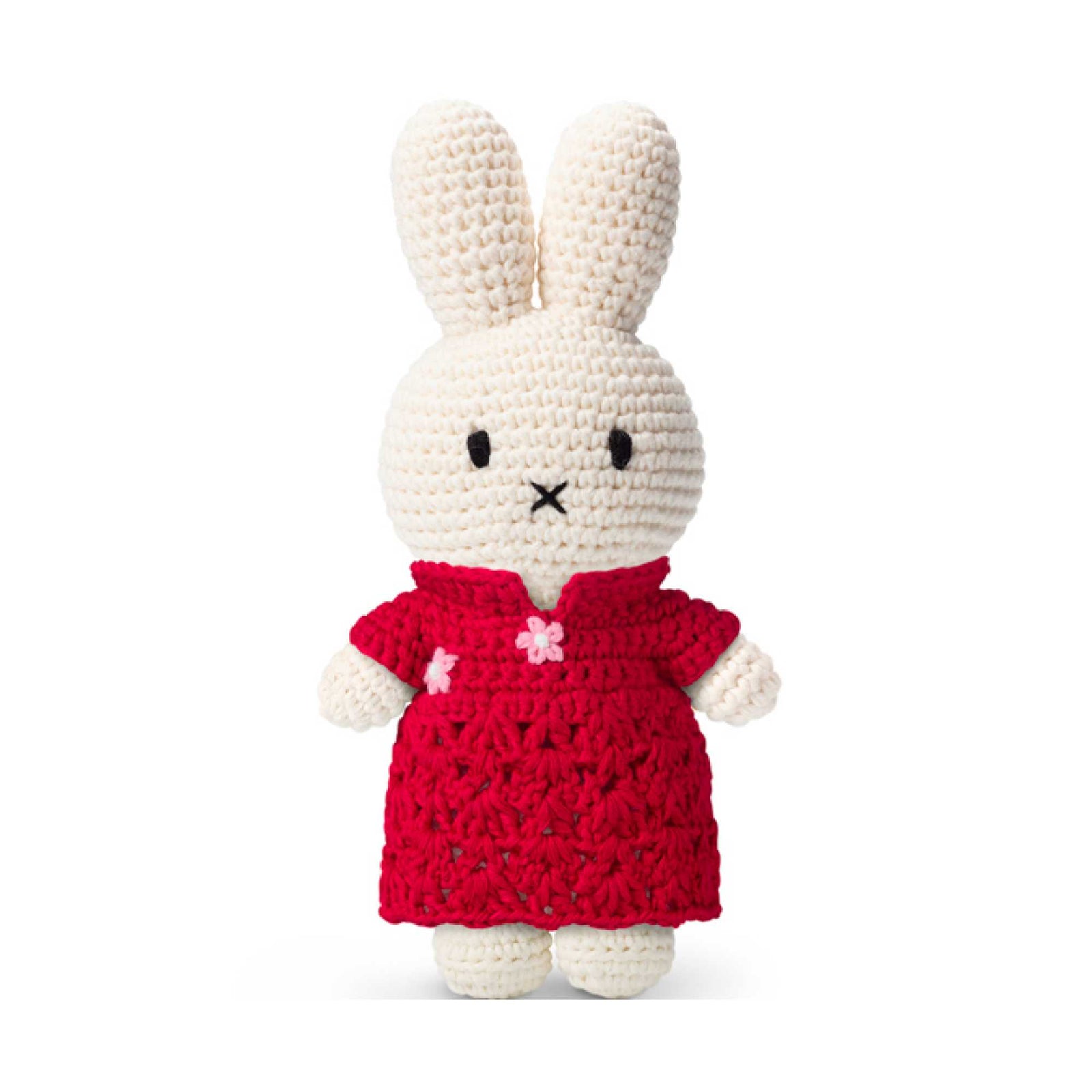 Just Dutch Miffy Crochet 25cm, Qipao Red