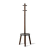 Umbra Pillar Stool & Coatrack, Walnut