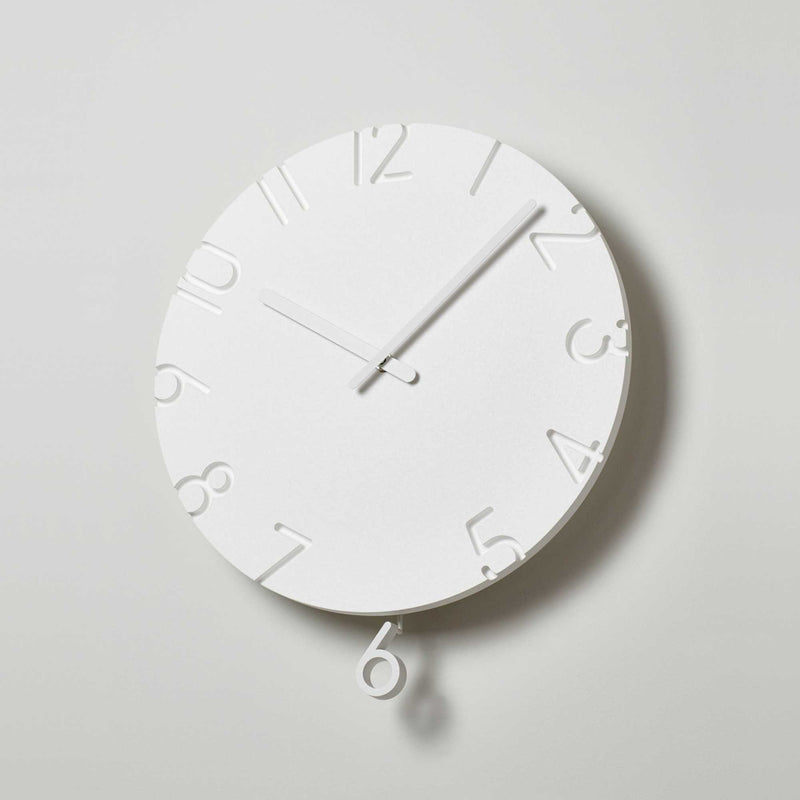 Lemnos Carved Swing Wall Clock