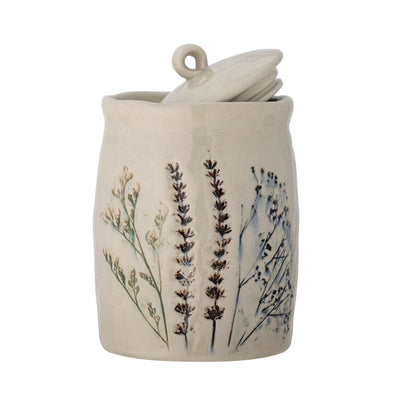 Bloomingville Bea jar w. lid