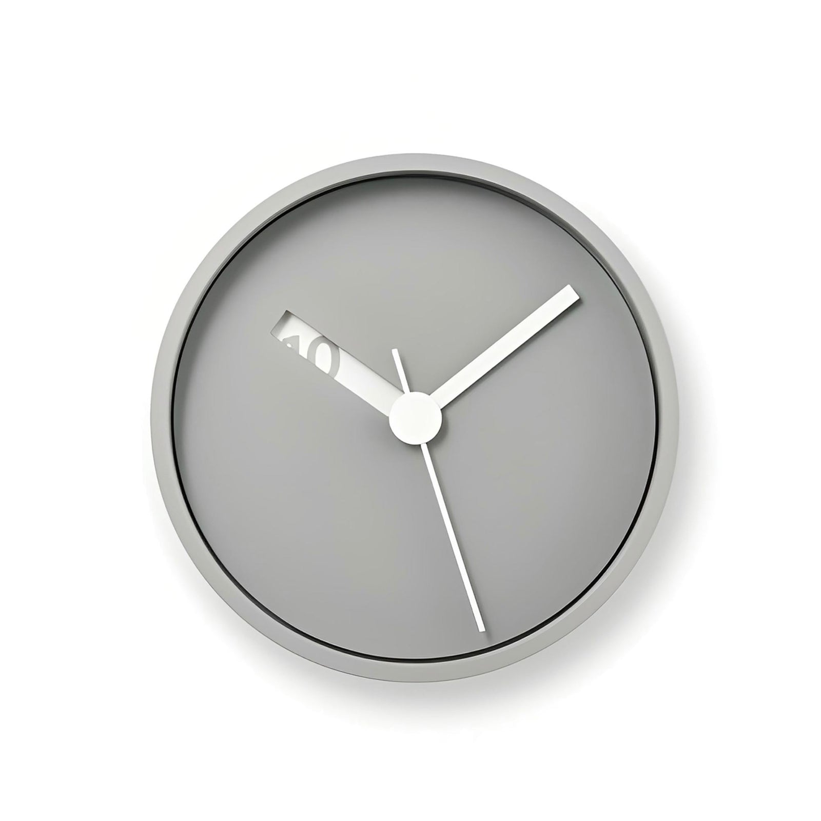 Lenmos Extra Normal clock, grey