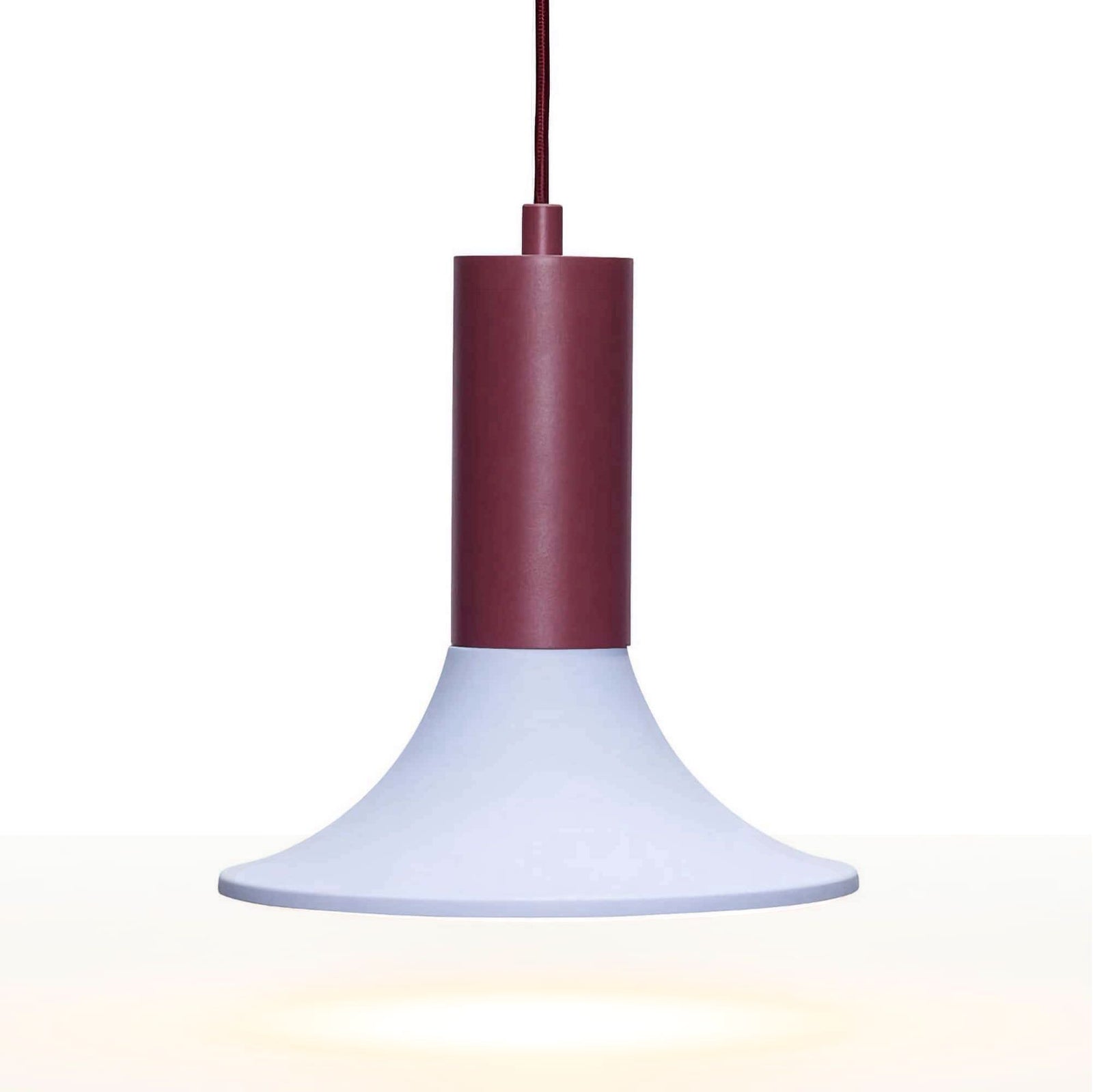 Hubsch Luminary pendant, burgundy/blue