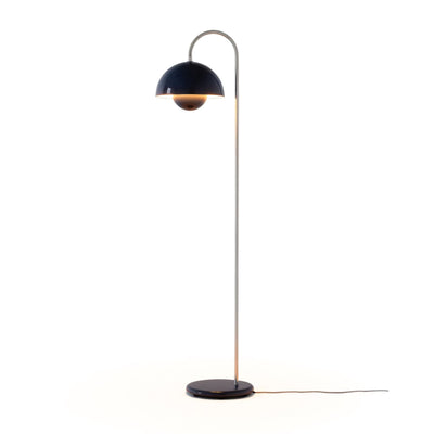 &Tradition Flowerpot VP12 floor lamp, steel blue