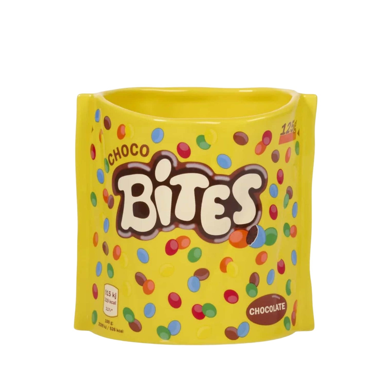 Bitten Choco Bites ceramic planter