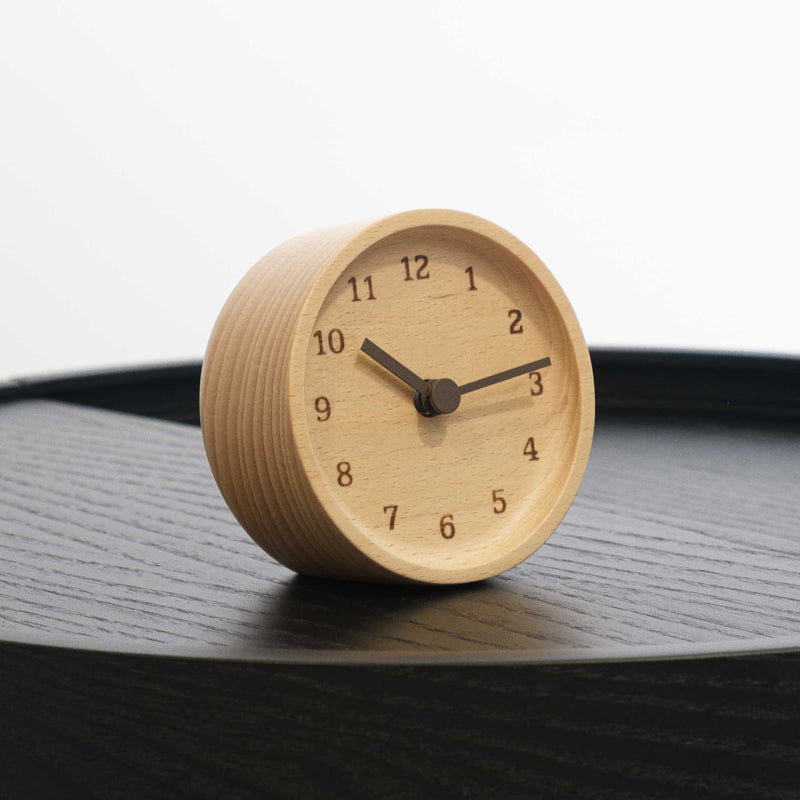 ex-display | Lemnos MUKU desk clock, beech