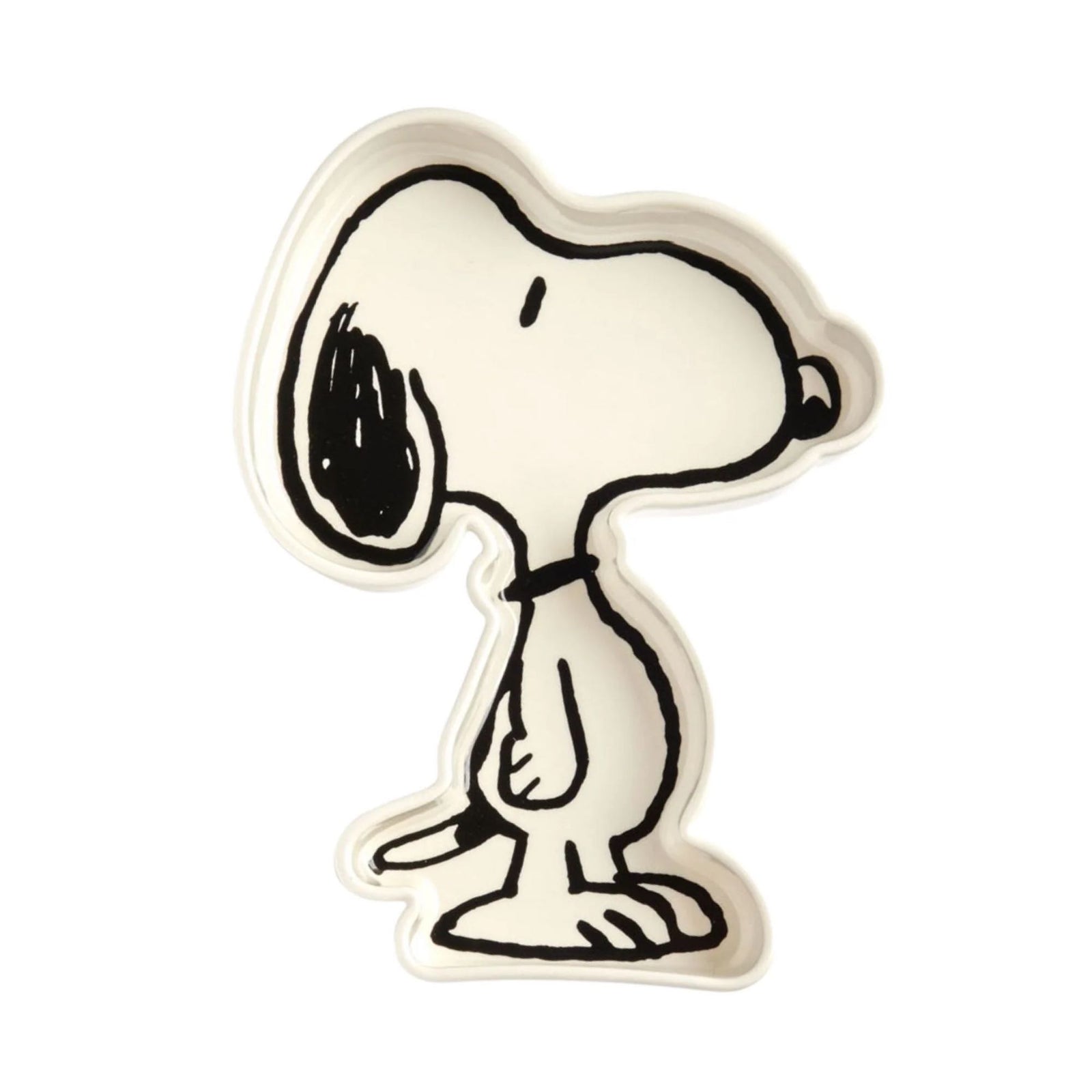 Magpie Peanuts Snoopy Shaped Trinket Dish in White