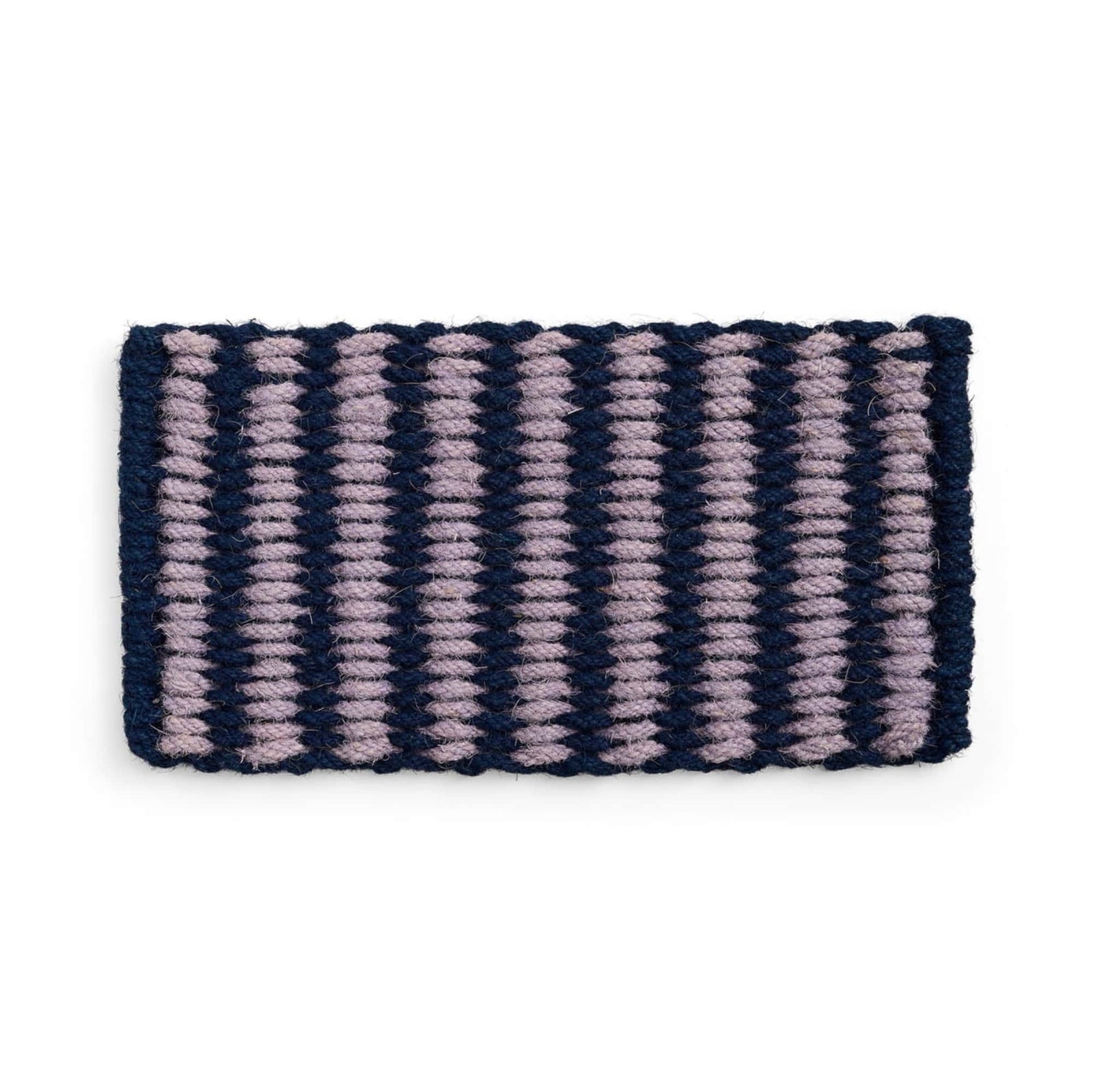 Hay Coco doormat, lavender/navy