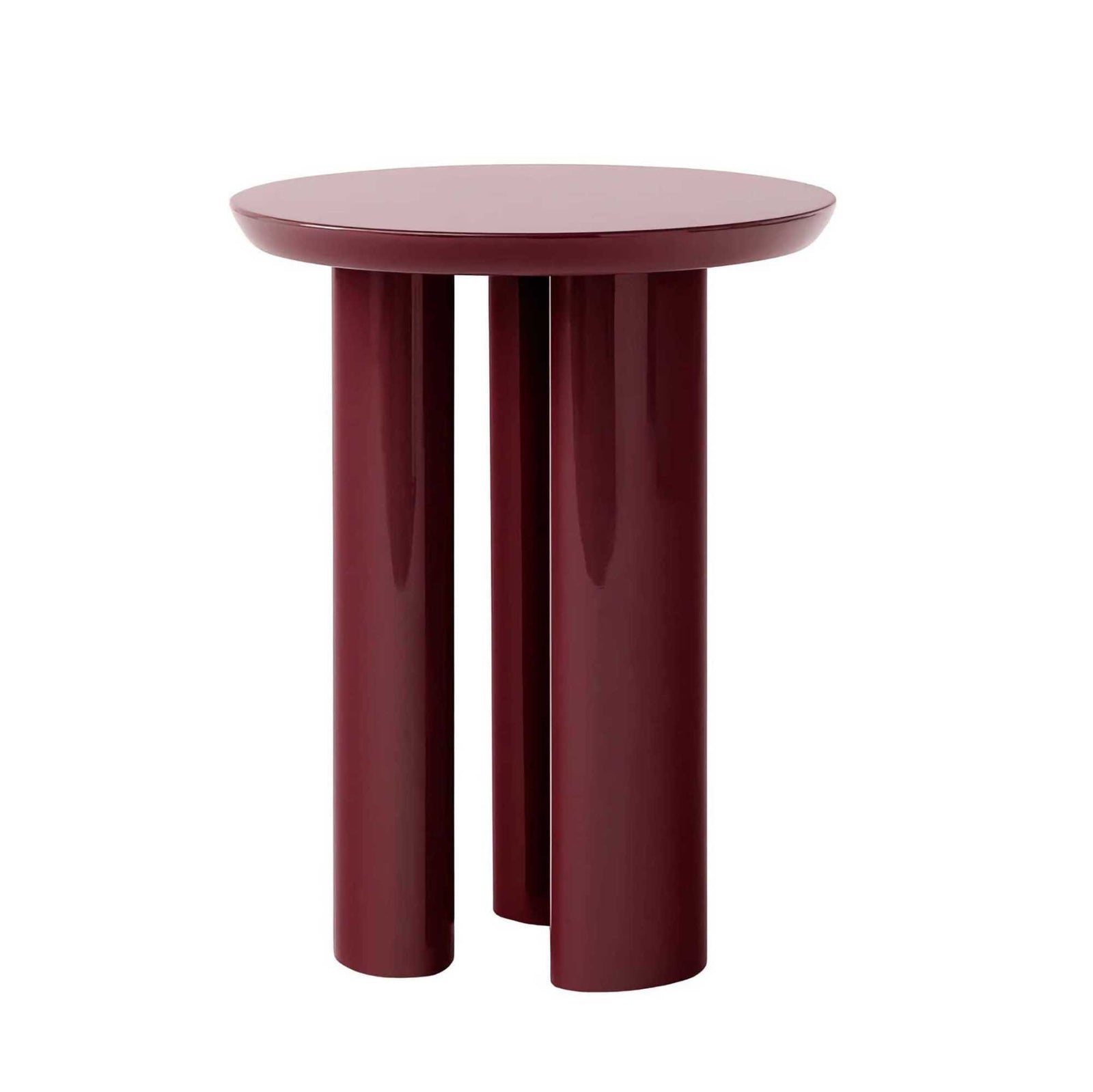 &Tradition Tung JA3 side table, burgundy red