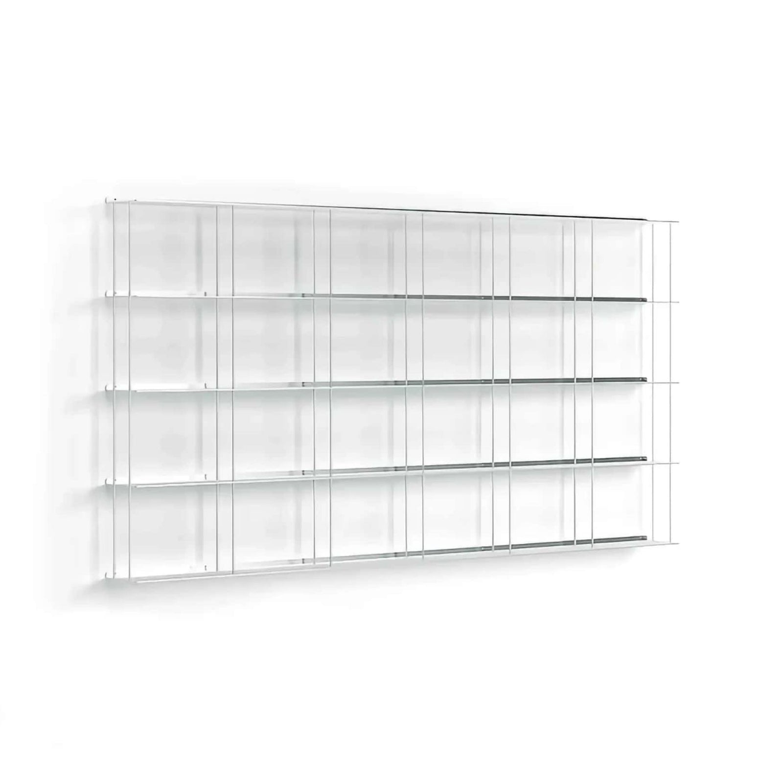 Kriptonite Krossing wall shelf 200x100cm, aluminium
