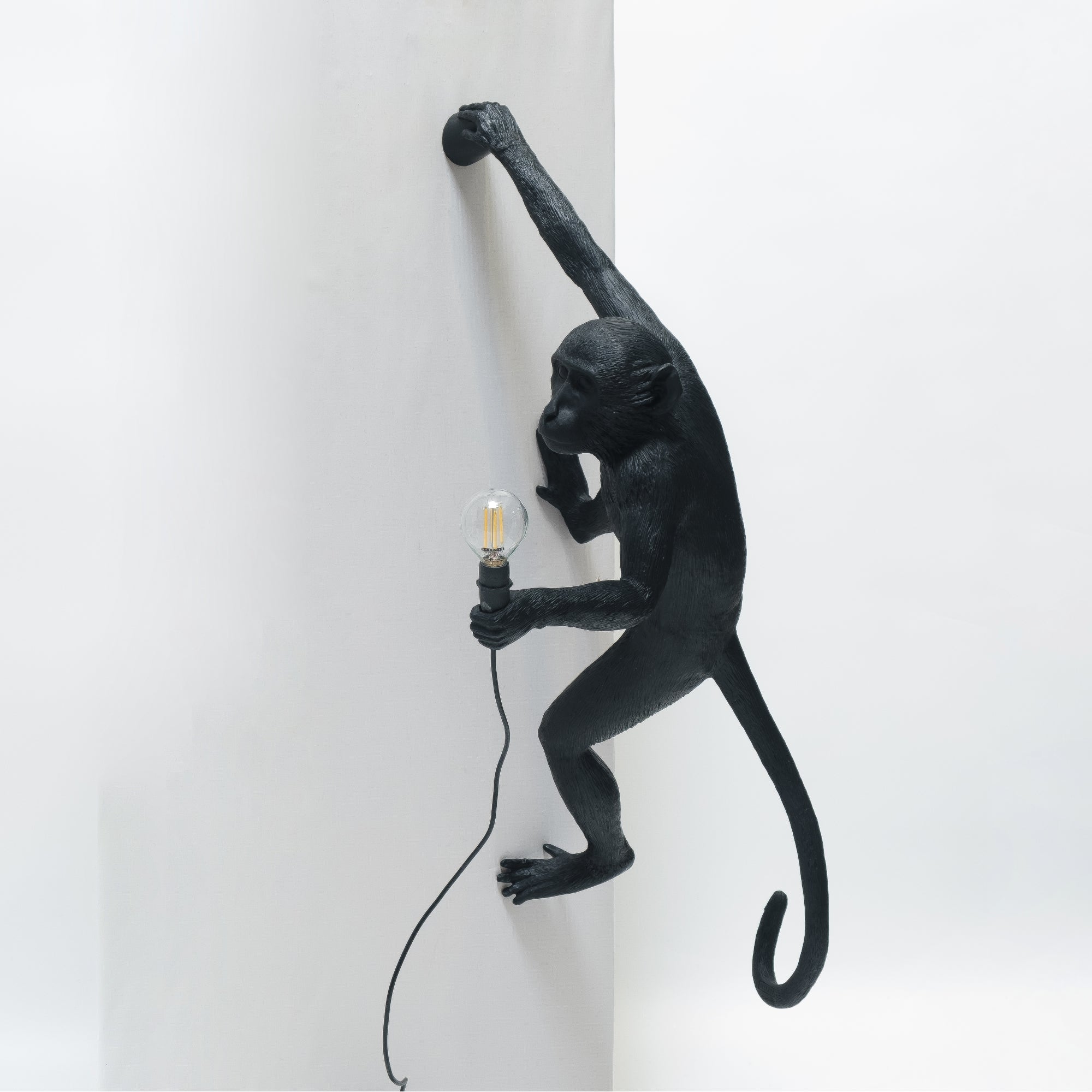 refurbished | Seletti Monkey Lamp Hanging, black