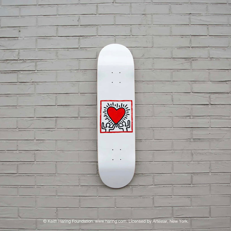 Keith Haring Skateboard, Untitled (Heart)