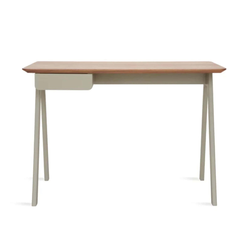 Blu Dot Stash Desk, Walnut/Grey