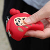 POCHIBI Daruma Coin Case, Red