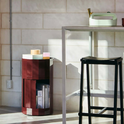 Hay Facet cabinet 101, burgundy