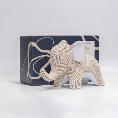 refurbished | Zuny bookend, elephant abby (kvadrat razle dazzle)