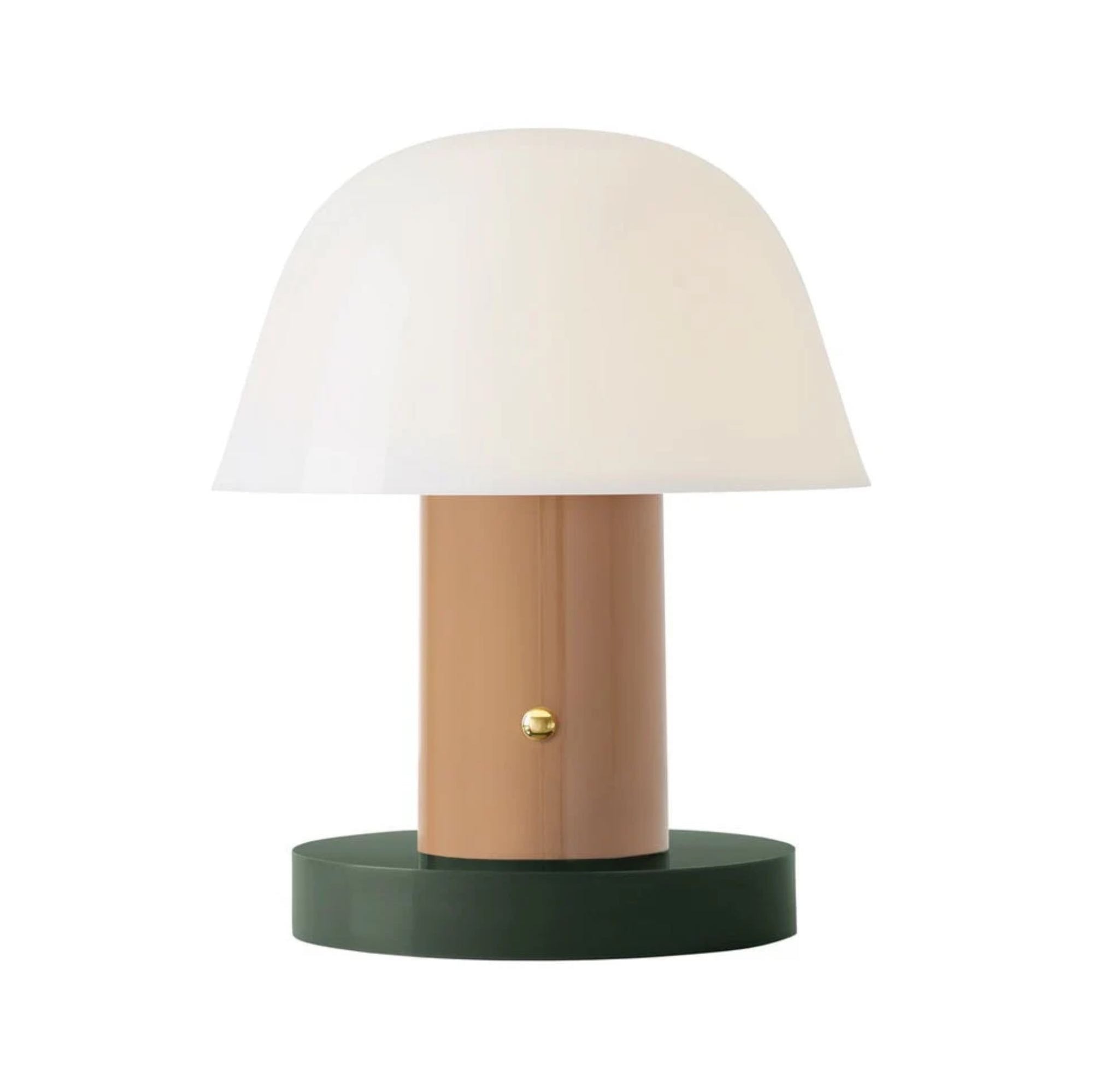 &Tradition Setago JH27 rechargeable lamp, Nude/Forest